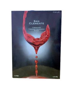 Rượu vang bịch Chile 3 lít San Clemete giá rẻ