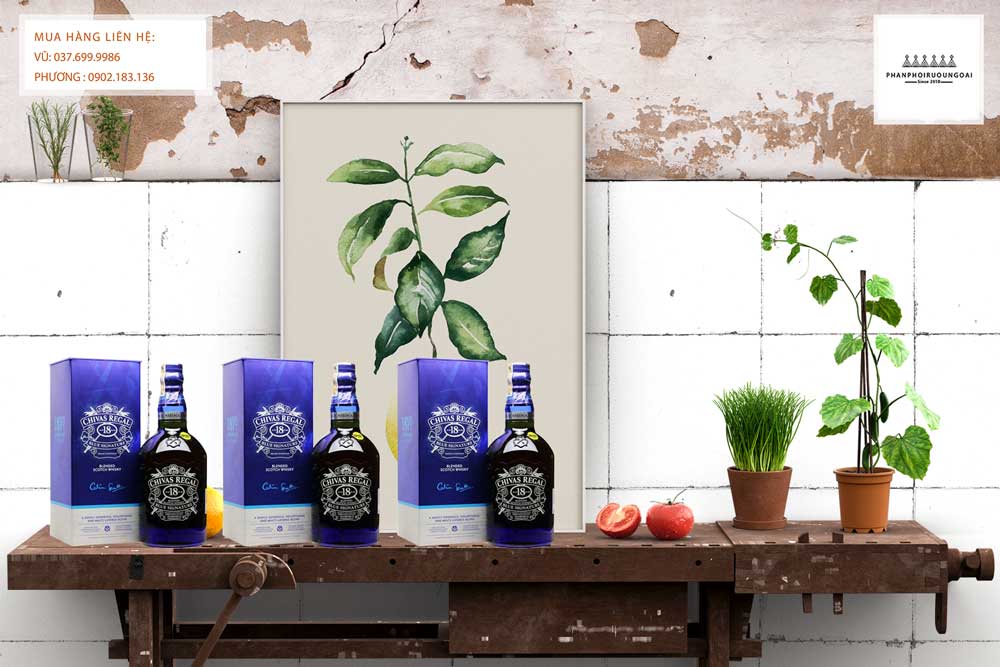 Ảnh Rượu Chivas 18 Blue Signature dành riêng cho thị trường Việt Nam 