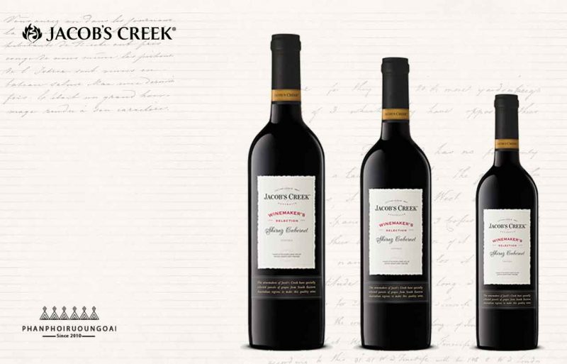 Banner quảng cáo thương hiệu rượu vang Jacob's Creek Shiraz Cabernet