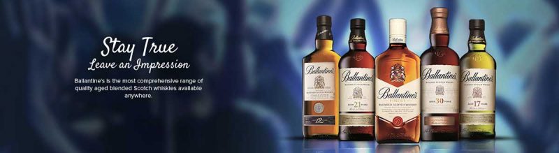 Bộ sưu tập các sản phẩm của Ballantine's 