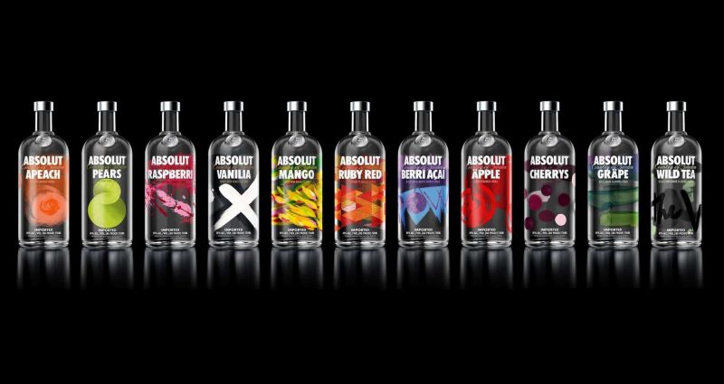 Các loại rượu vodka abosolut 