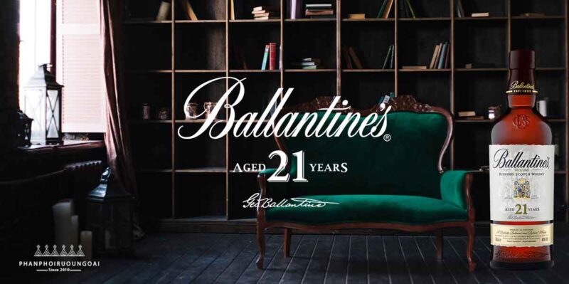 Rượu Ballantine's 21 năm tuổi Đẳng cấp với rượu Ballantine's 21 năm