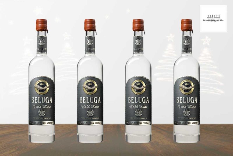 hình ảnh rượu vodka Beluga Gold Line 