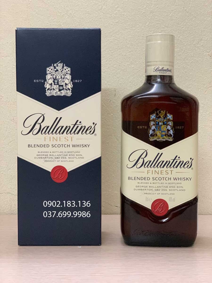 Rượu Ballantine's Finest 700 ml chính hãng Rượu Ballantine's Finest 700 ml chính hãng cho thị trường Việt Nam