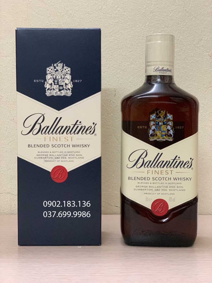 Rượu Ballantine's Finest 700 ml chính hãng cho thị trường Việt Nam 