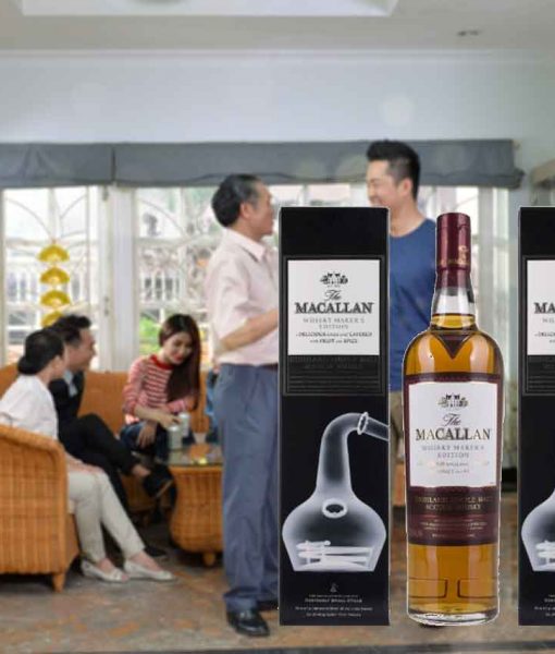 Rượu Macallan 1824 Whisky Makers Edition phù hợp cho biếu tặng 2018