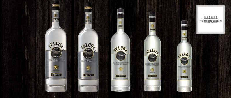 Rượu Vodka Beluga Noble các dung tích