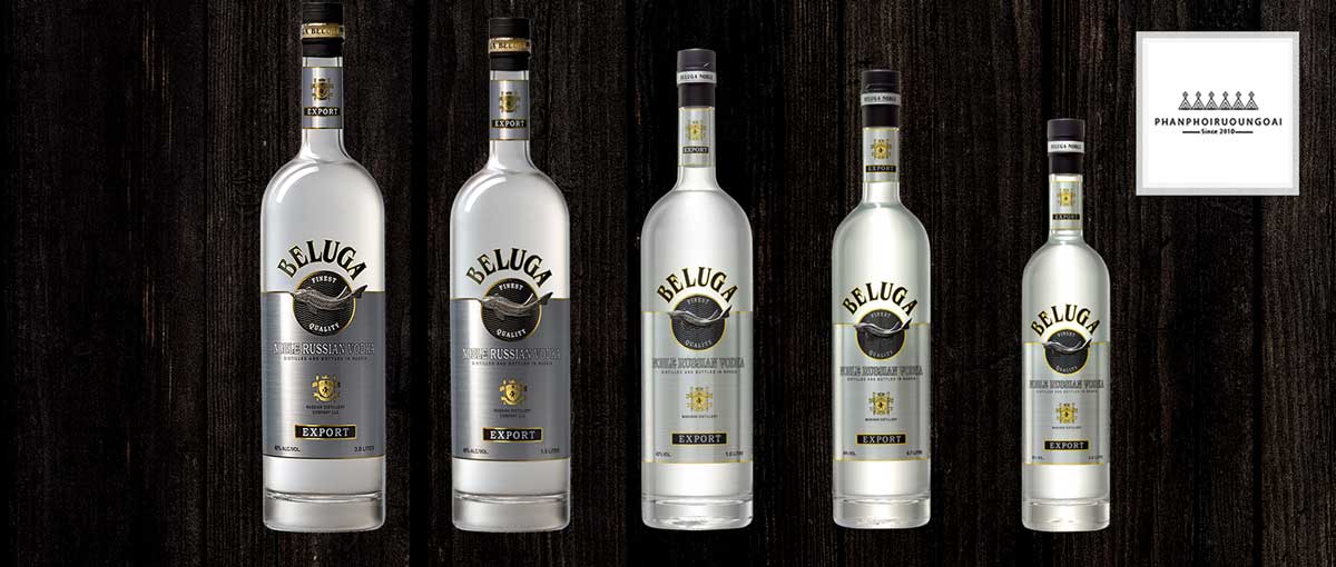 Rượu Vodka Beluga Noble các dung tích 