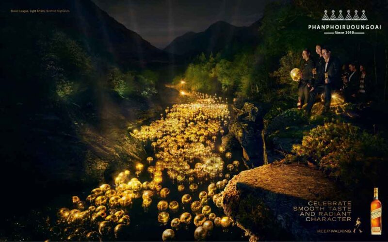 Ảnh đẹp kết hợp với rượu johnnie walker gold label reserve - vàng son phú quý