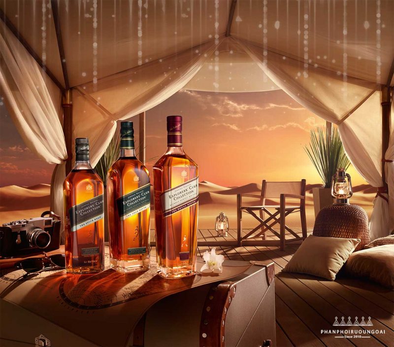 Các loại rượu trong bộ sưu tập Johnnie Walker Explorer's Club Collection 