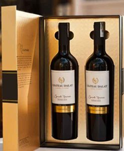 Hộp quà 2 vang Chateau Dalat Spirato Limited Edition