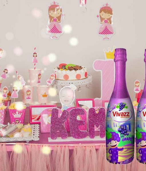 Nước ép trái cây sử dụng cho sinh nhật Vivazzz Sparkling Juice - Nho