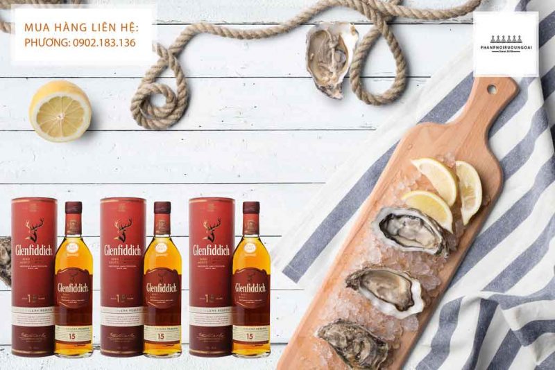 Rượu Glenfiddich 15 năm tuổi và các món hải sản 2020 Rượu Glenfiddich 15 năm tuổi và các món hải sản 2020