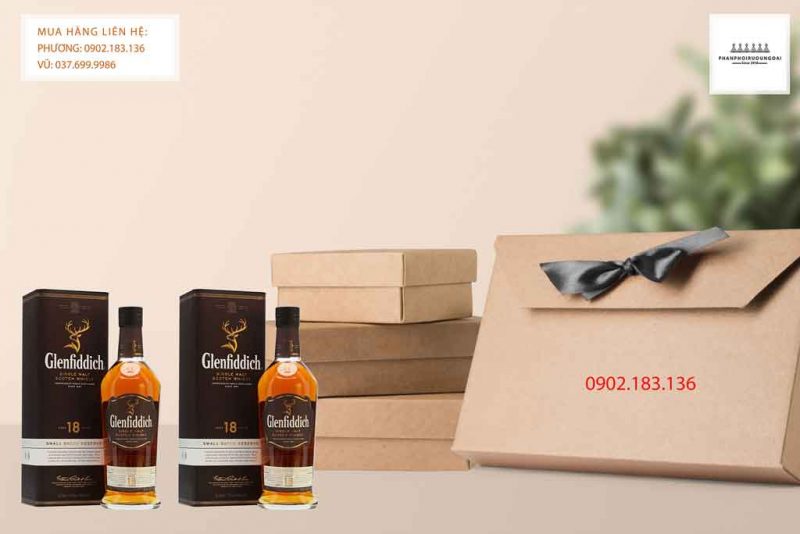 Rượu Glenfiddich 18 năm thích hợp cho biếu tặng tết 2020 và các dịp lễ 