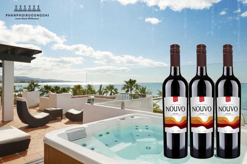 Nghỉ dưỡng tuyệt vời với rượu vang Nouvo Red Wine Cabernet Sauvignon & Merlot 