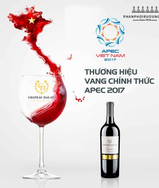Rượu vang Chateau Dalat rượu vang chính thức tại APEC 2017