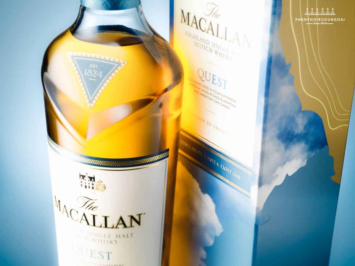 Ảnh chụp thực tế rượu Macallan Quest - The Macallan