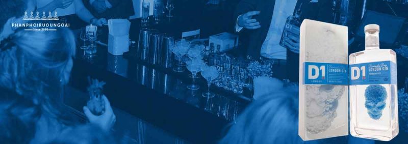 Rượu D1 London Gin là sản phẩm phổ biến tại các quán Bar tại Anh Quốc 