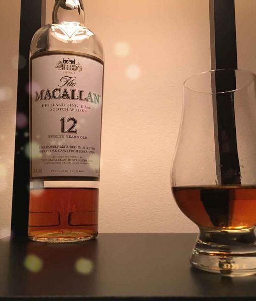 Rượu Macallan 12 thích hợp uống khi sử dụng ly tulip