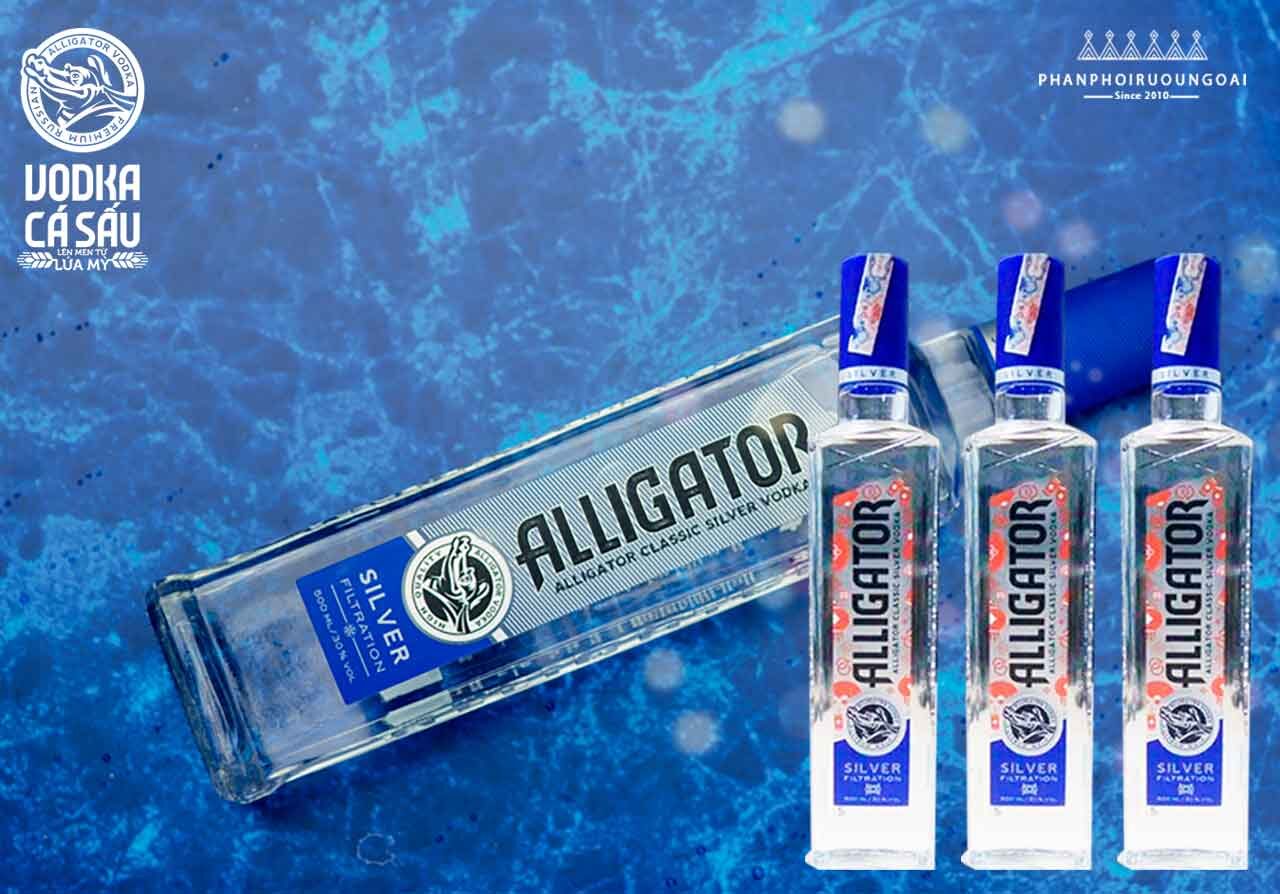 Rượu Vodka Cá Sấu Xanh thay áo mới đón tết nguyên đán 2018 