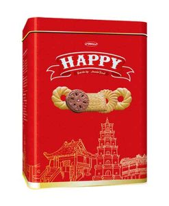 Bánh hỗn hợp hộp thiếc Happy các thành phố Hà Nội - Huế - Sài Gòn