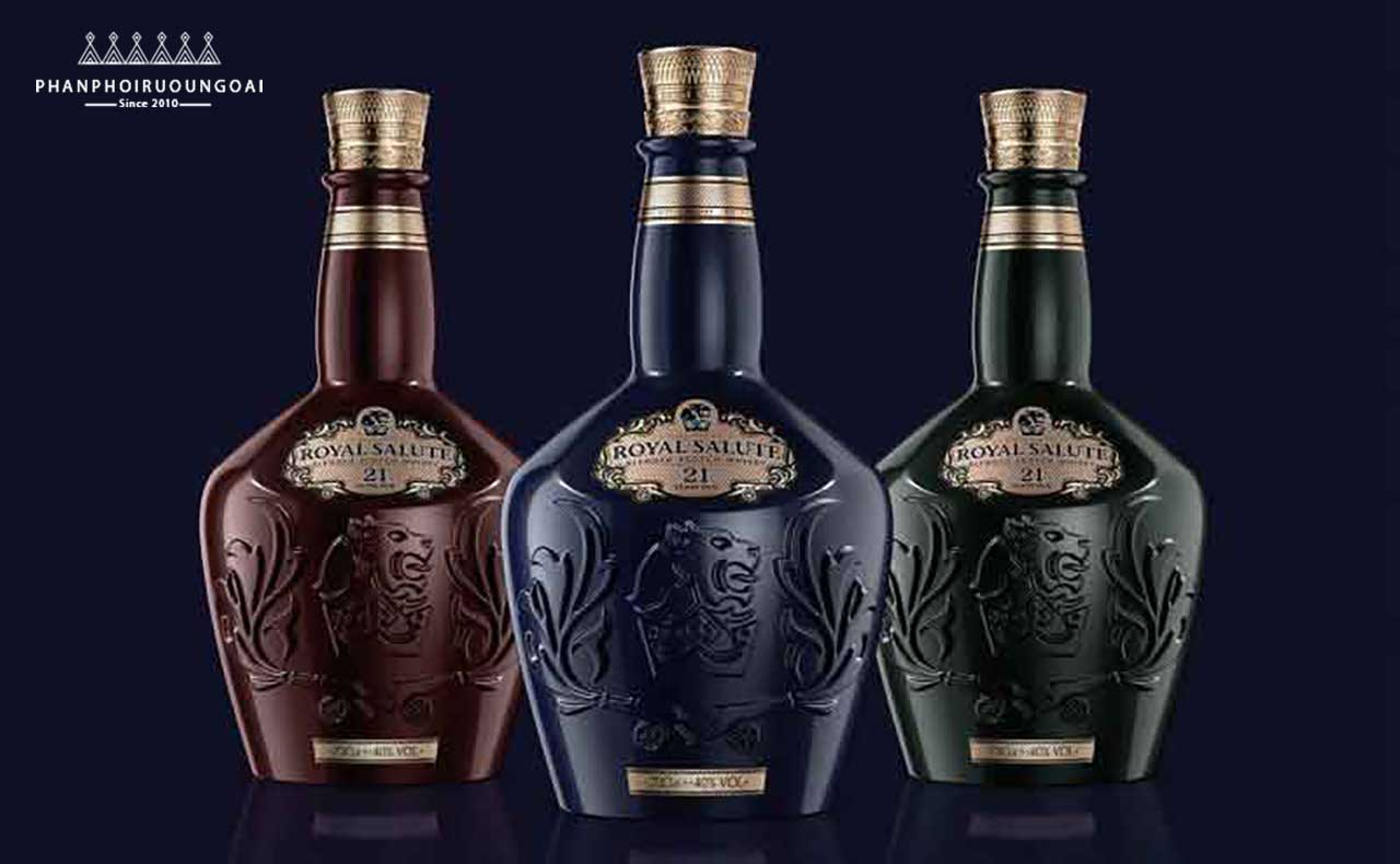 Rượu Royal Salute 21 năm Các chai rượu Royal Salute 21 năm