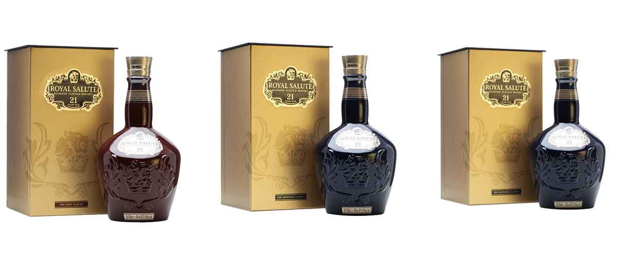 Các phiên bản của rượu Royal Salute 21 năm 