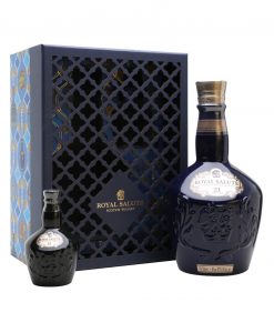 Hộp quà rượu Royal Salute 21 năm Sapphire Flagon