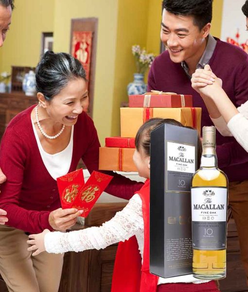 Rượu Macallan 10 năm phù hợp cho biếu tặng