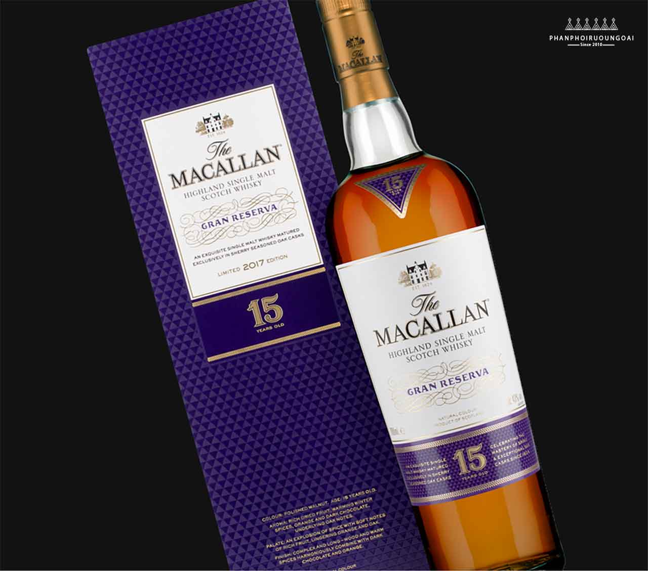 Rượu Macallan 15 năm Gran Reserva 