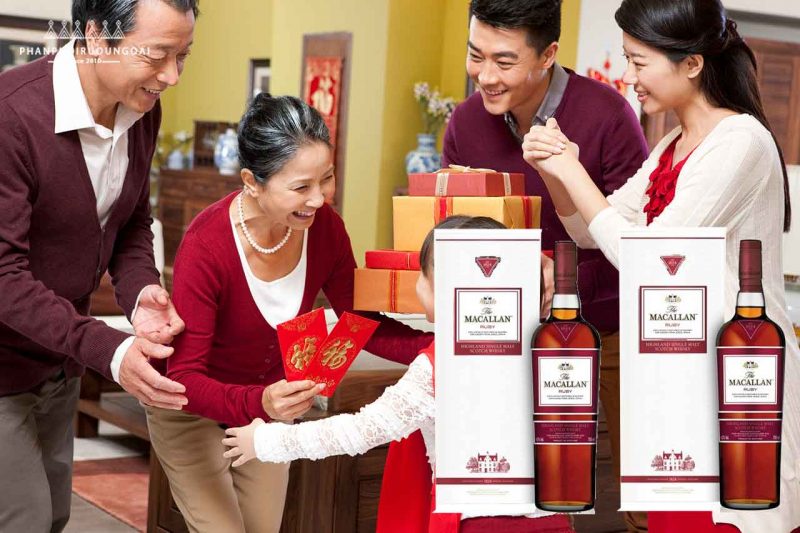 Rượu Macallan Ruby phù hợp cho biếu tặng 