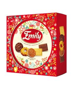 Bánh hỗn hợp hộp nhựa Emily hoa xuân 330 gram