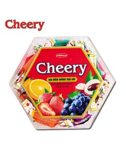 Kẹo Mềm Cherrry lục giác 170 gram