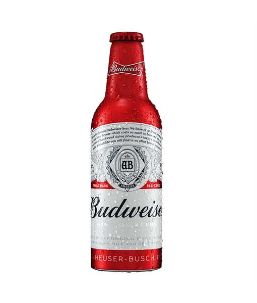 Chai nhôm 355 ml của bia budweiser 