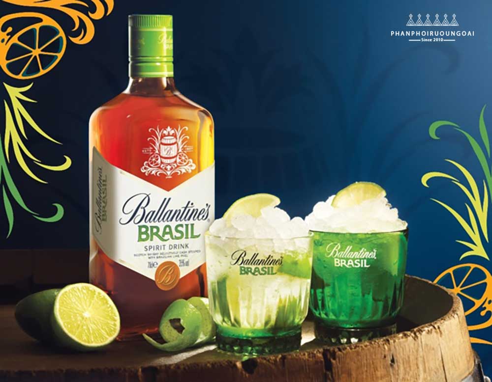Ly cocktail tuyệt hảo với rượu Ballantine's Brasil 