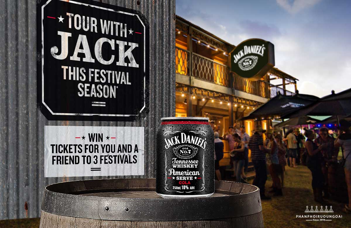 Quán Jack Daniel được Jack mở ra để thưởng thước Tennessee Whiskey cùng những người bạn 
