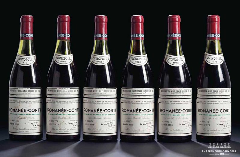 Rượu vang Romanee Conti 1978 Rượu vang Romane'e conti vintage 1978