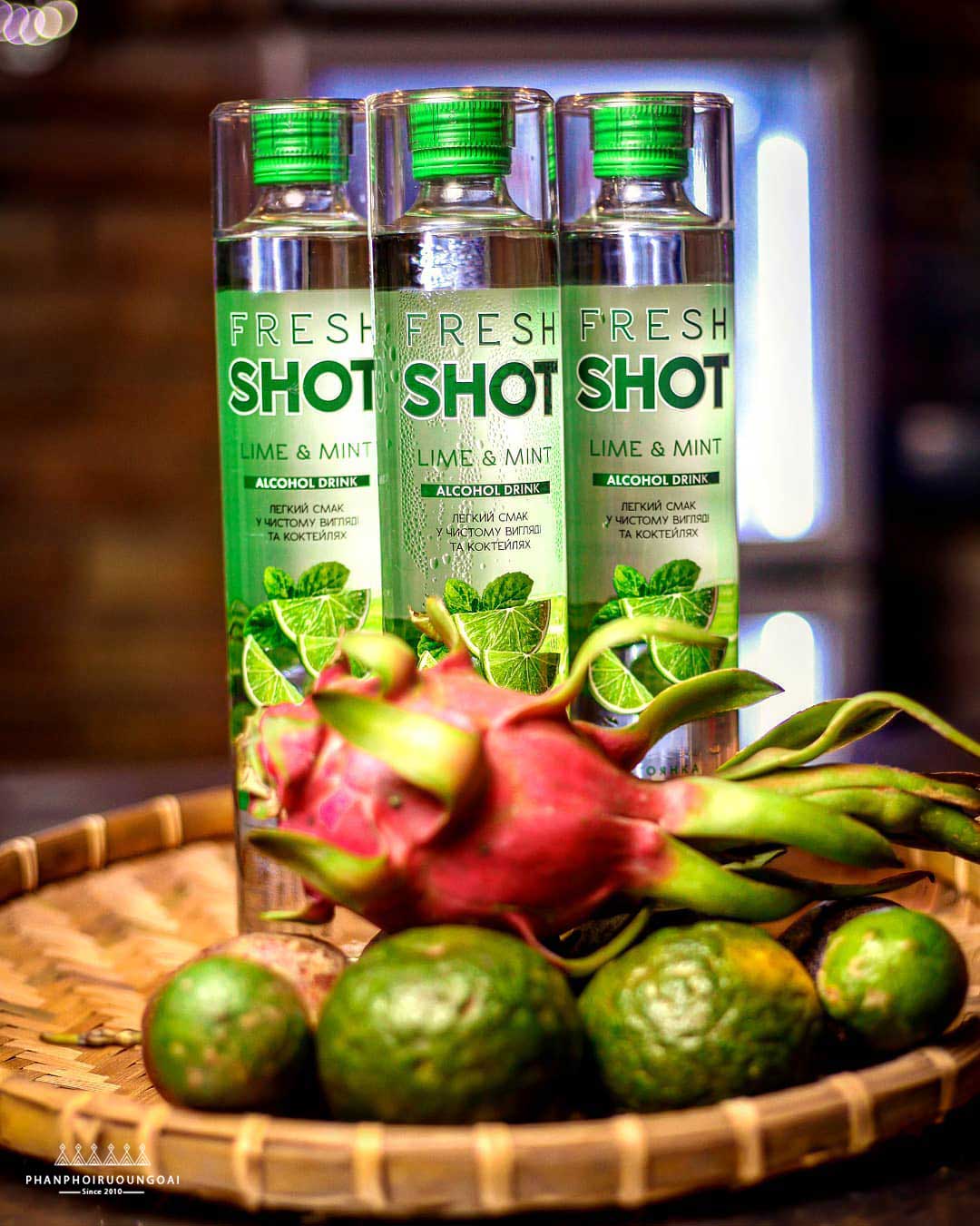 Ảnh chụp rượu nhẹ Fresh Shot Lime Mint 