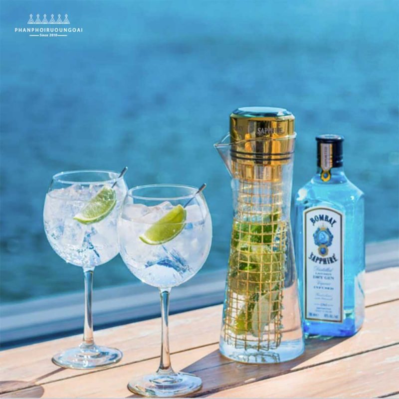 Cocktail với rượu Bombay Sapphire Cocktail với rượu Bombay Sapphire