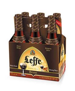 Hộp 6 chai bia Leffe nâu 330 ml