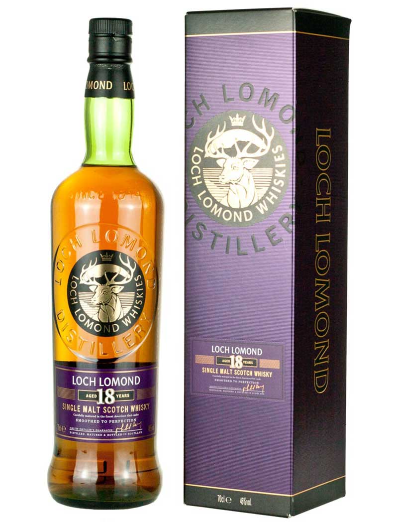 Loch Lomond 18 year old Rượu Loch Lomond 18 và hộp giấy