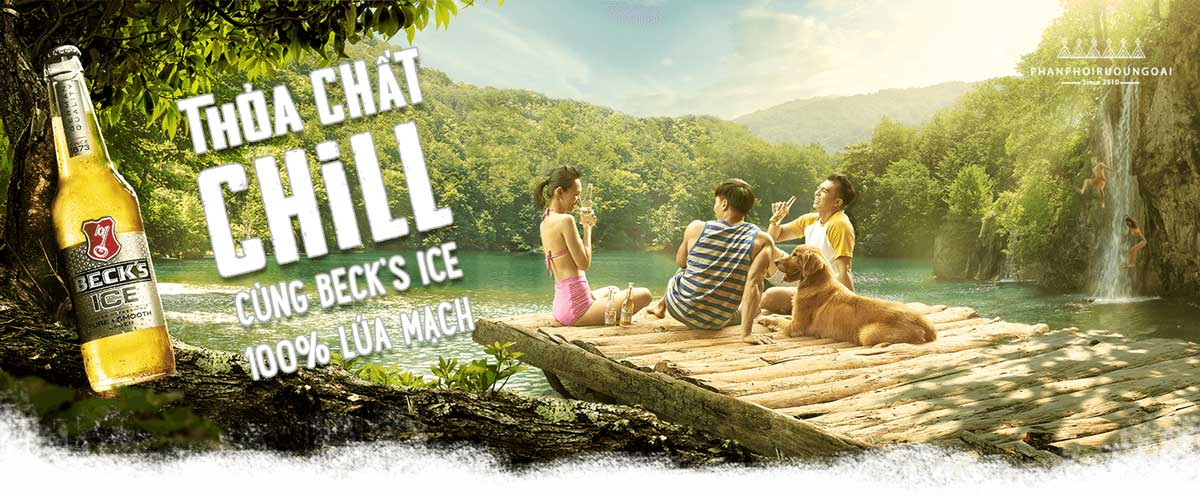 Thoả chất Chill cùng bia Beck's Ice 