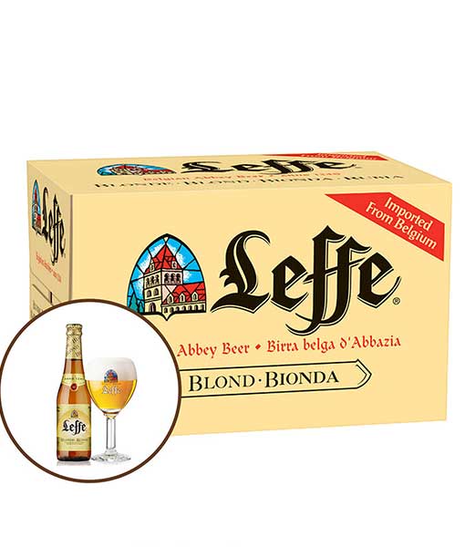 Thùng bia Leffe chai vàng 330 ml 