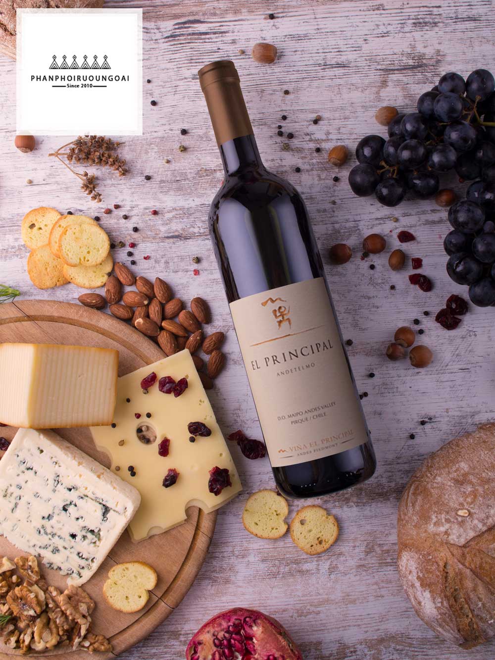 Rượu Vang EL Principal Red Wine đến từ Chile 