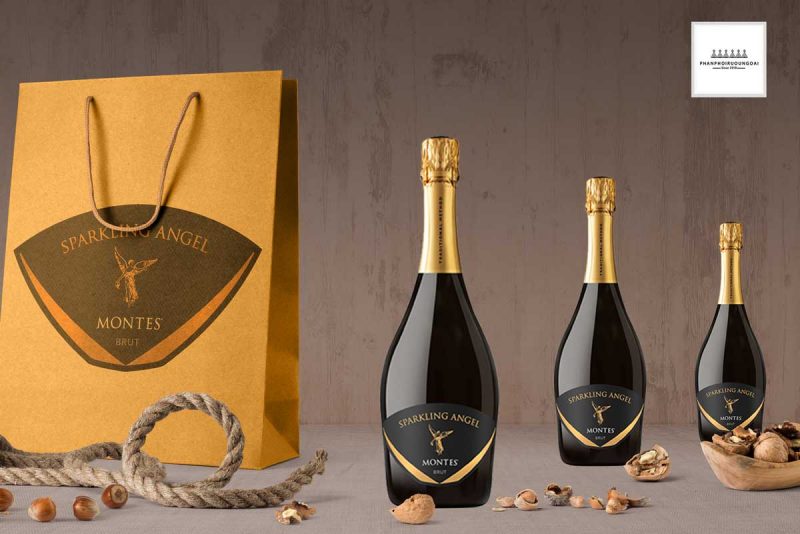 Ảnh chụp rượu vang Sparkling Angel - Rượu vang Sủi Chile Ảnh chụp rượu vang Sparkling Angel - Rượu vang Sủi Chile