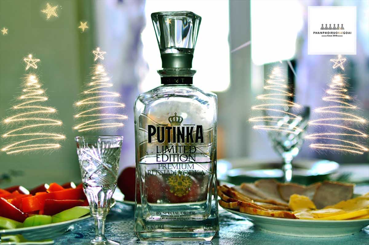 Phiên bản giới hạn của rượu Vodka Putinka Limited Edition 