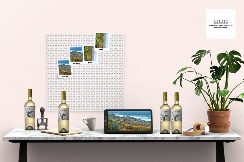 Rượu Vang Montes Classic Series Sauvignon Blanc và tiểu cảnh Rượu Vang Montes Classic Series Sauvignon Blanc và tiểu cảnh