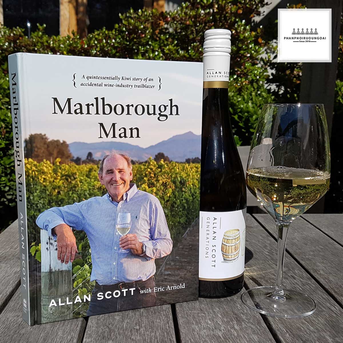 Rượu vang Allan Scott và cuốn sách nói về rượu vang tại Marlborough 