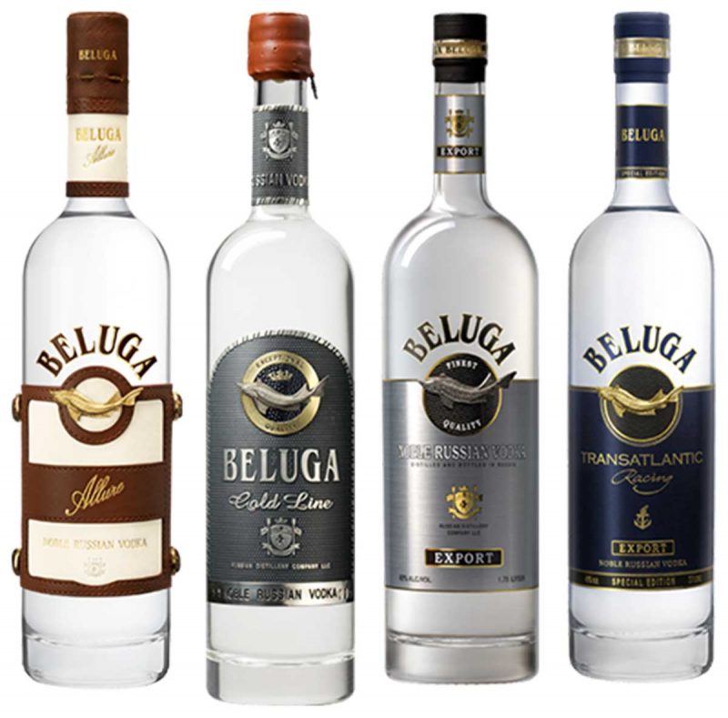 Các loại rượu Vodka Beluga Các loại rượu Vodka Beluga - Nga