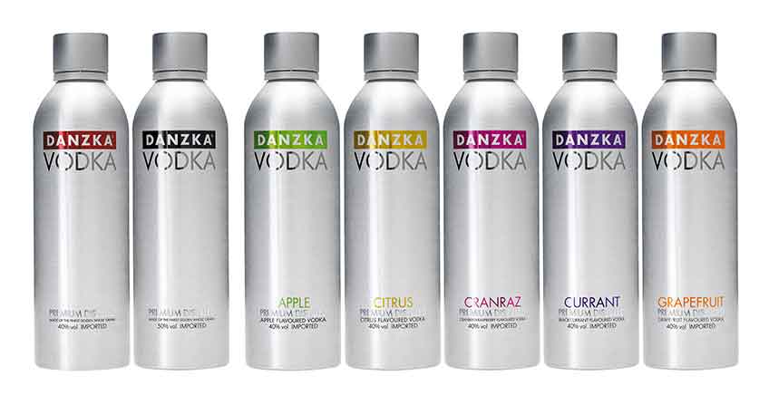 Các loại rượu Vodka Danzka 